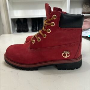 Timberland Red Boots